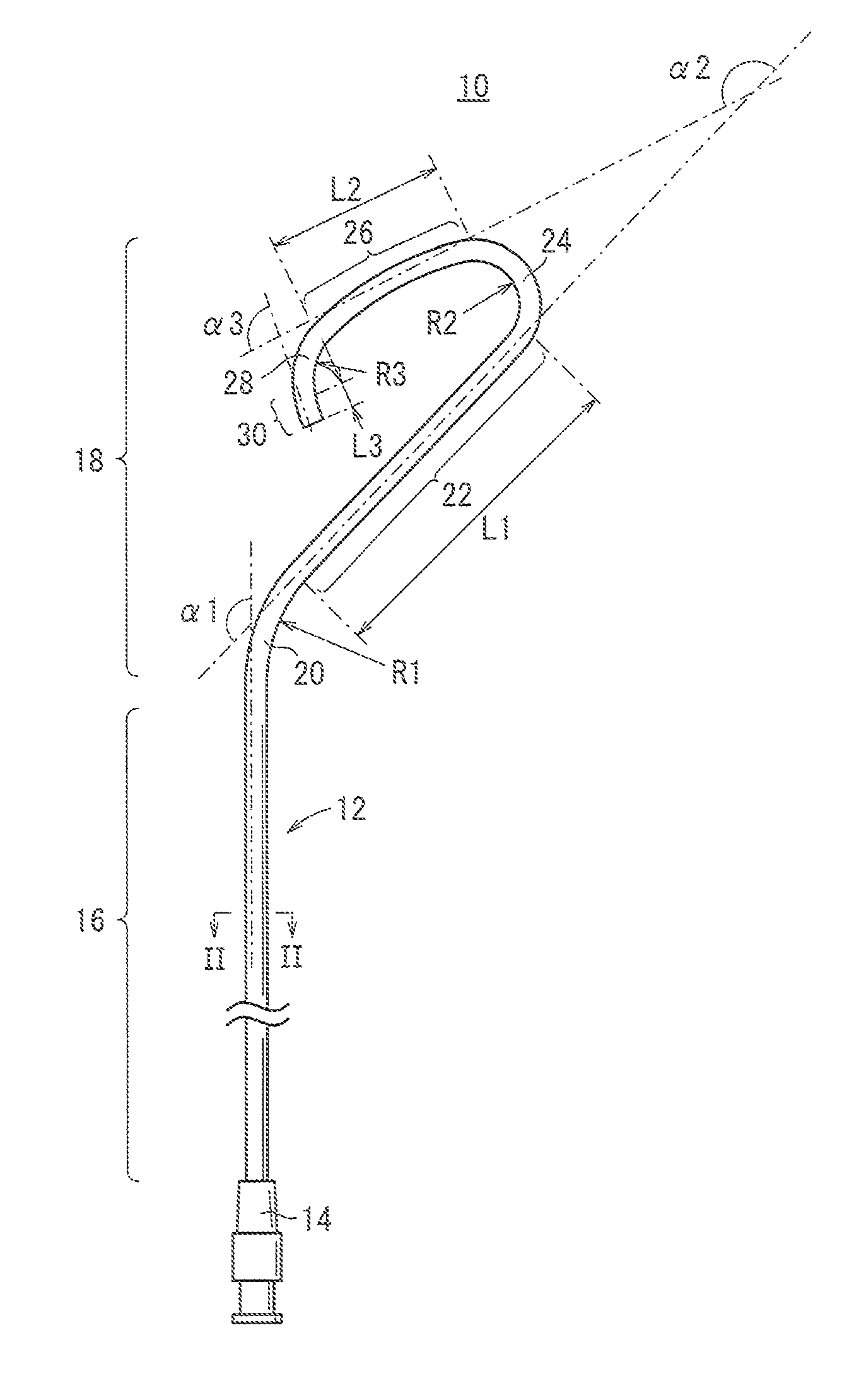 Catheter for left coronary artery and engaging method therefor