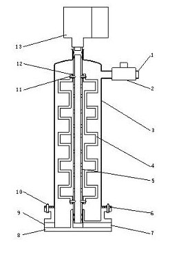 Rotary type ceramic water purifier