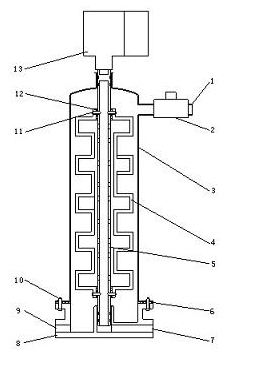 Rotary type ceramic water purifier