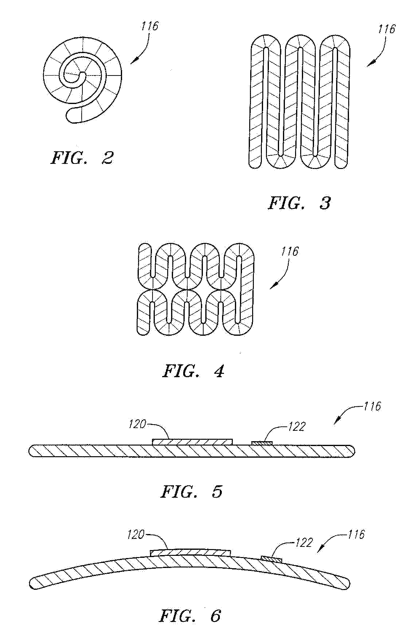 Collapsible/Expandable Tubular Electrode Leads