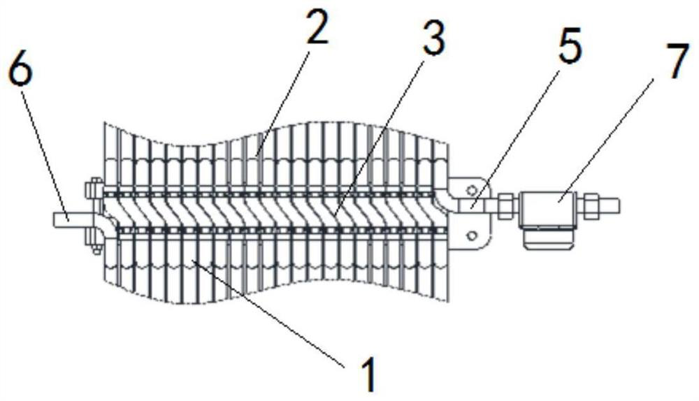 Flexible water-cooling heat dissipation device and use method