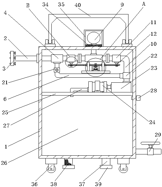 Oil quantity coordination control device for transformer maintenance