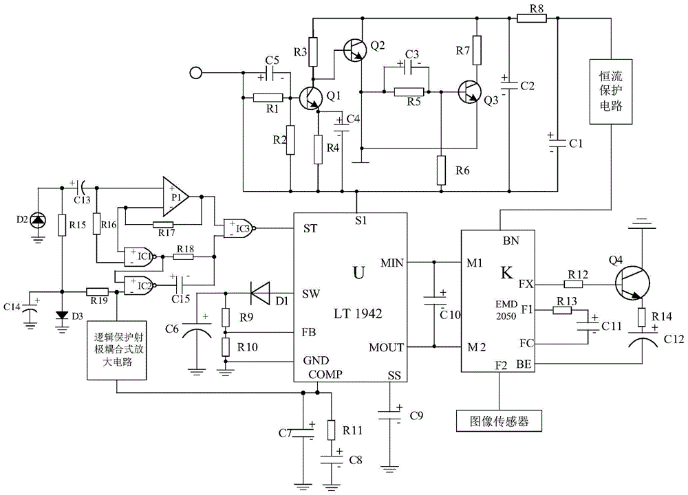 Novel beam-excited graphics processing system based on constant-current protection