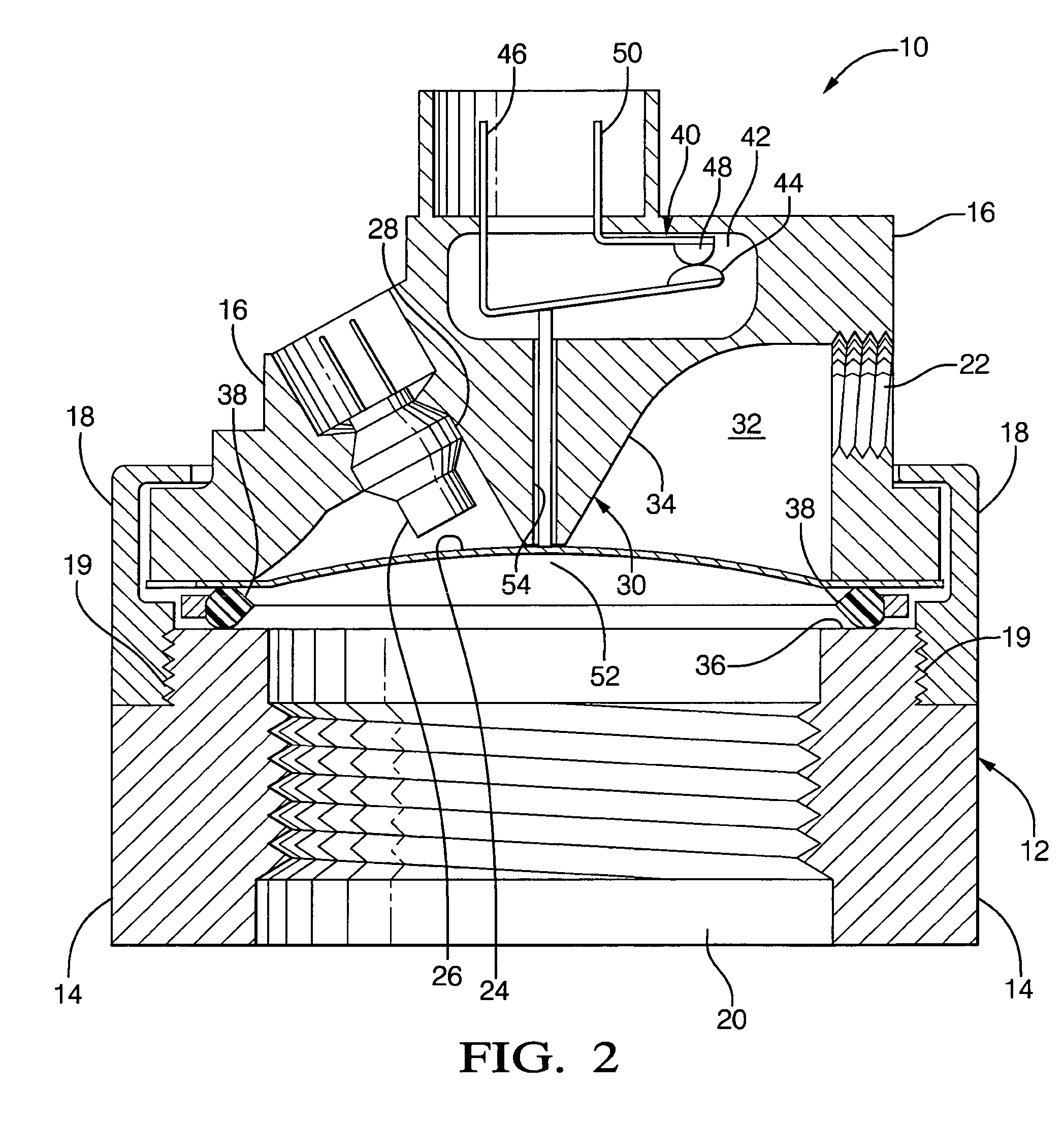 Blowoff valve assembly with integrated pressure switch