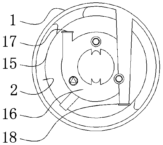 Suspension type two-cavity aluminum furnace body