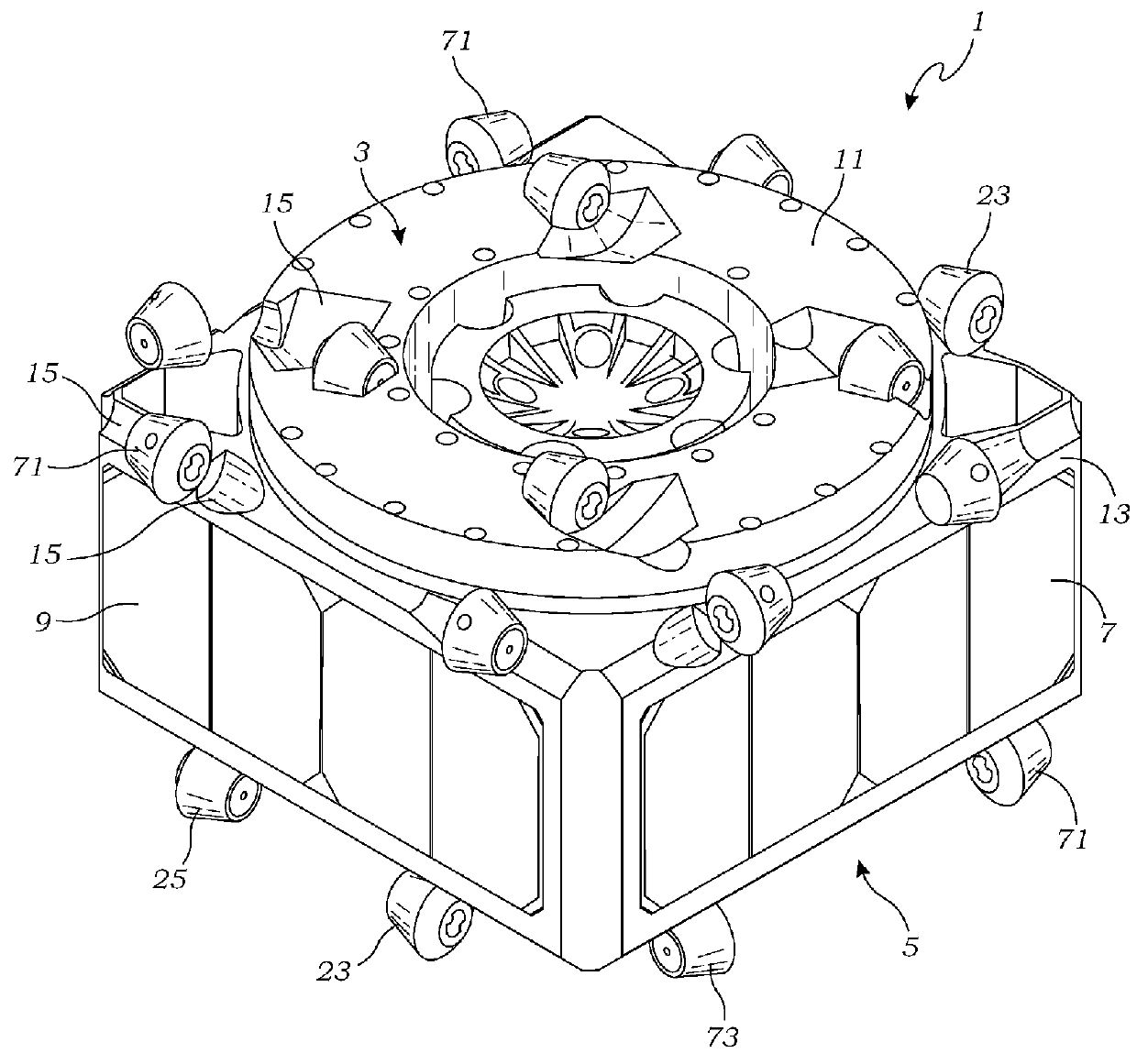 Spacecraft docking connector