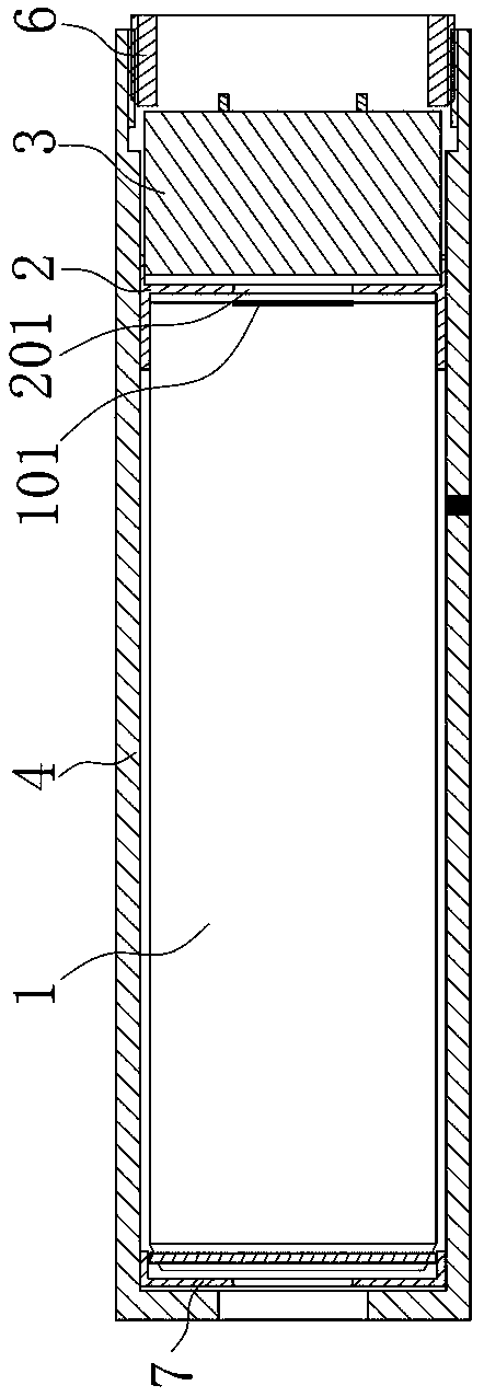 Internal pressure monitoring device for lithium ion batteries
