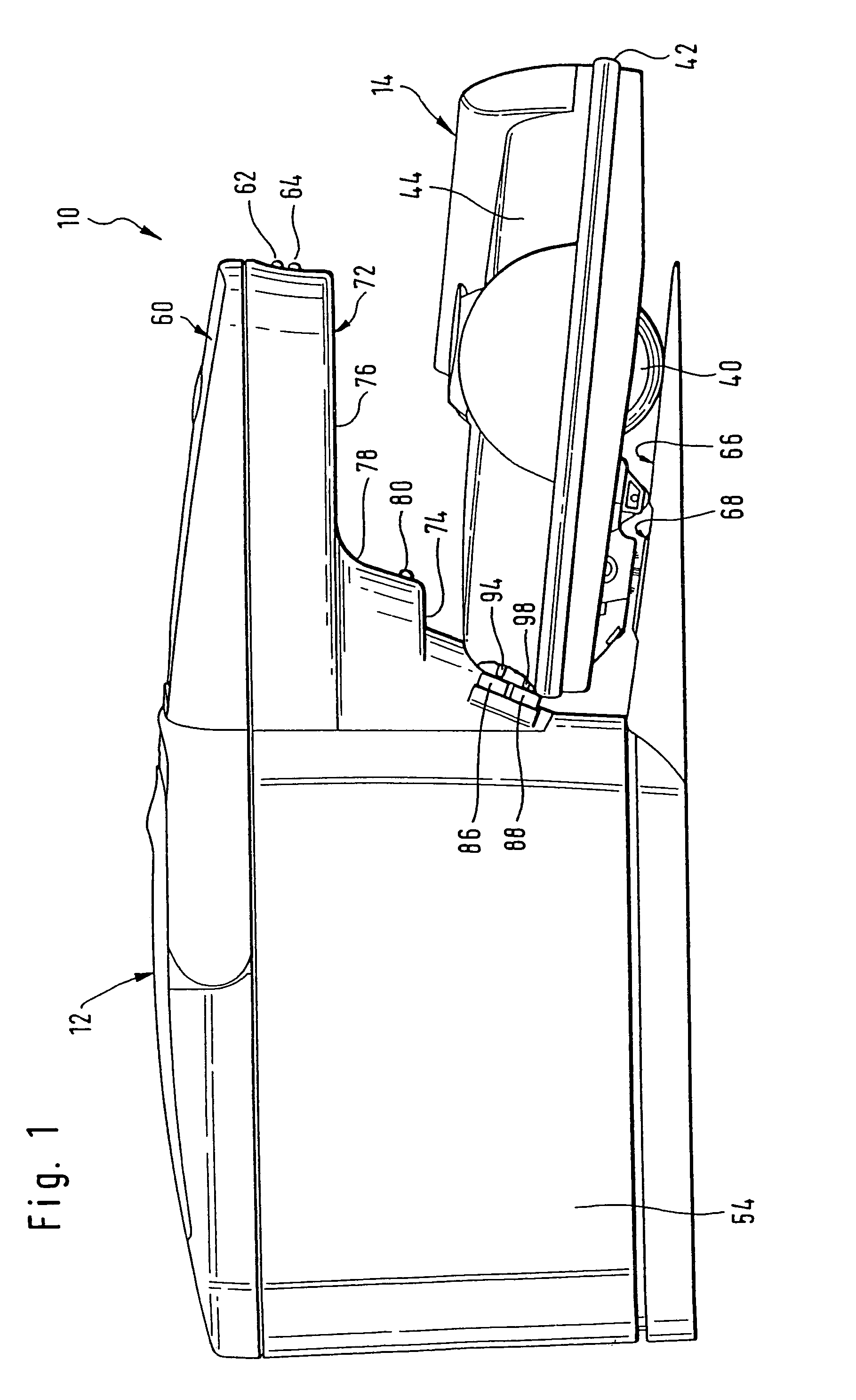 Floor treatment system with self-propelled and self-steering floor treatment unit