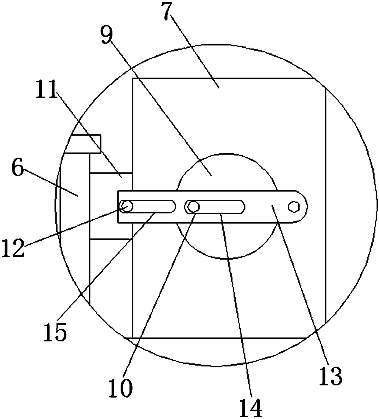 Application method of drilling machine for hardware precise part machining