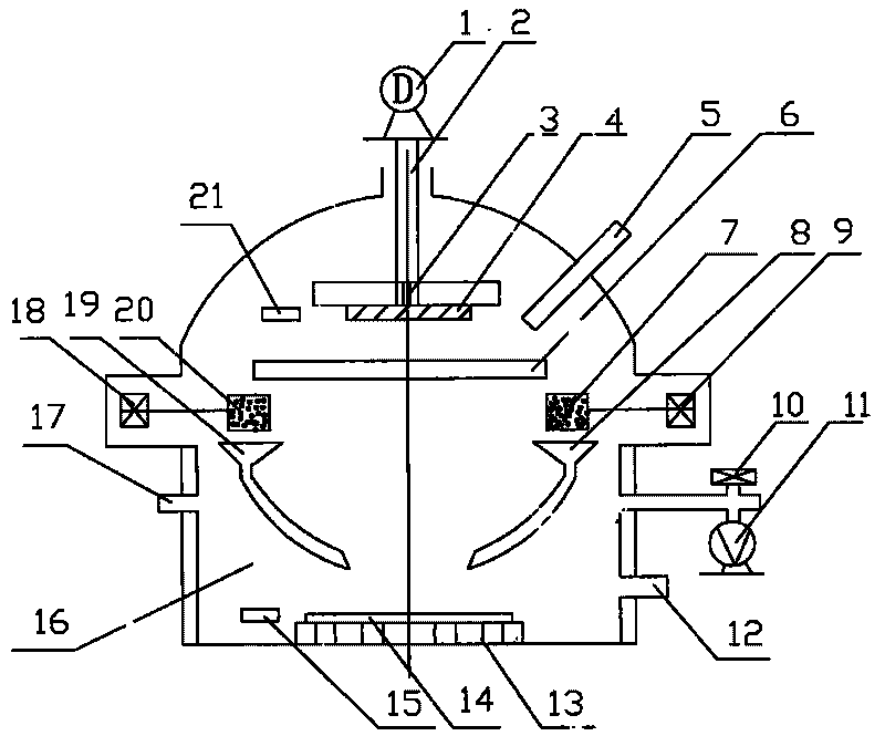 Double-flash evaporation device for preparing superlattice thermoelectric film material