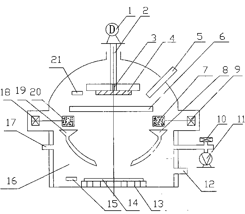 Double-flash evaporation device for preparing superlattice thermoelectric film material