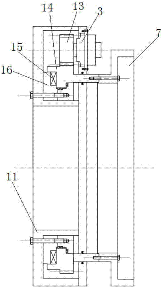 Shield contact channel excavating device