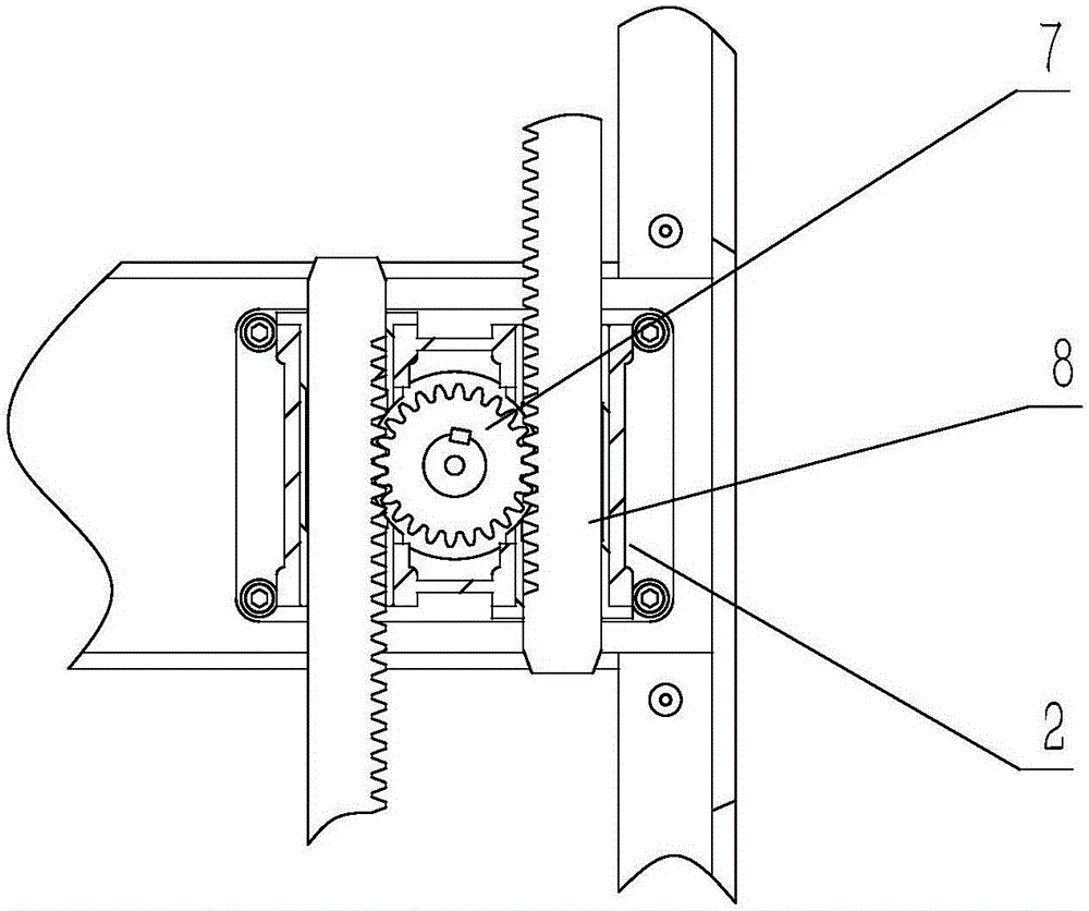 Combing mechanism for full-automatic underground parking lot and use method