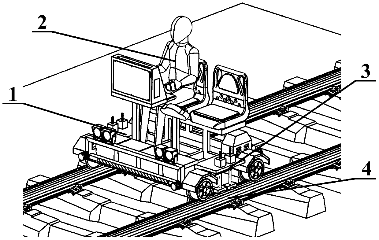 Steel rail magnetic flux leakage detection device and method