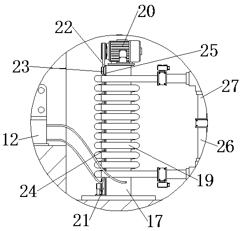 Temperature compensation device for solar ground source heat pump