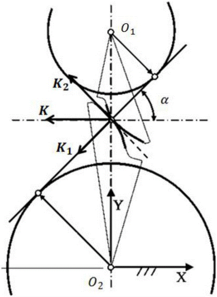 Rough surface-based three-dimensional contact stiffness calculation method for spur gear