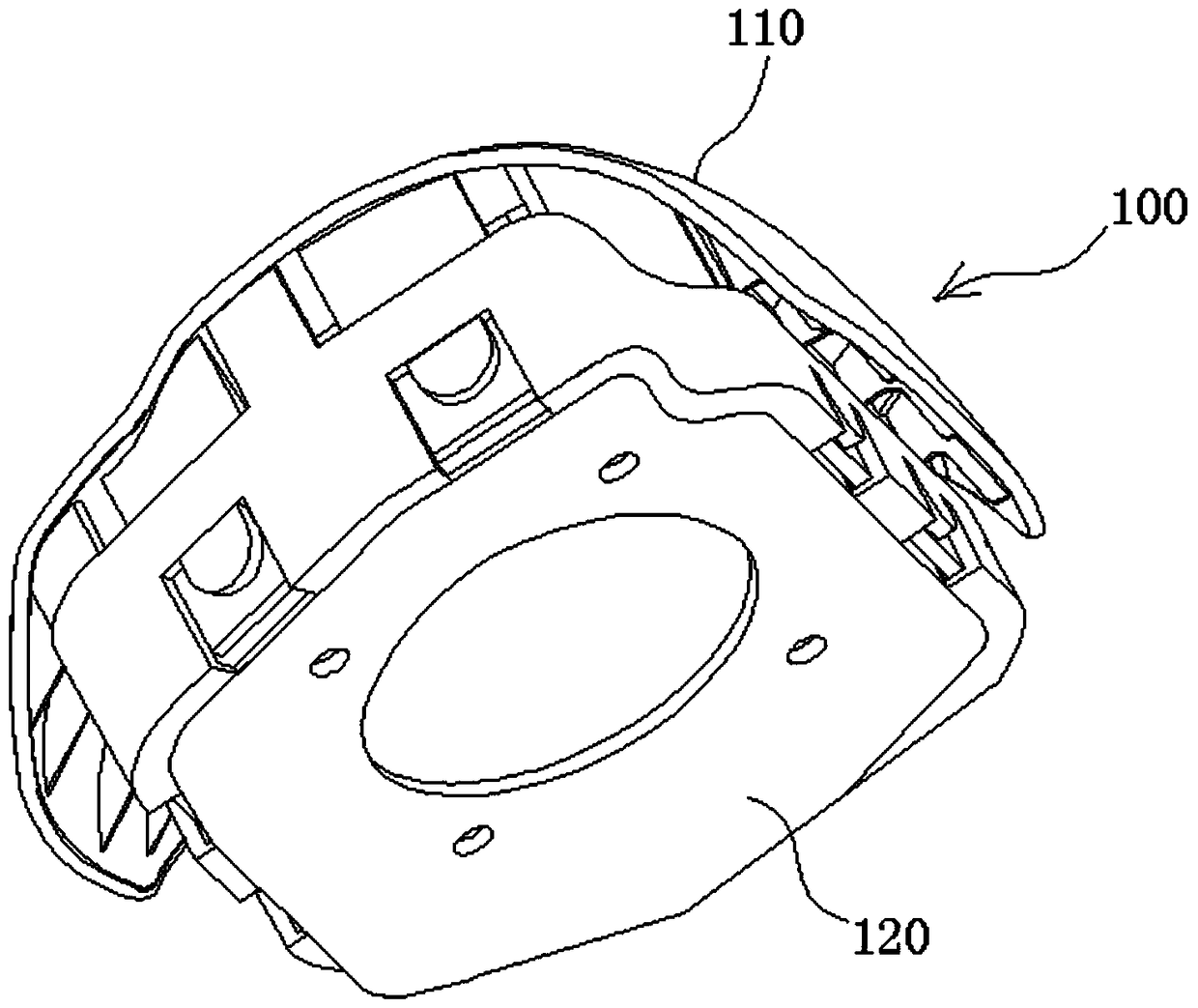 Airbag cover plate and steering wheel airbag device including the cover plate