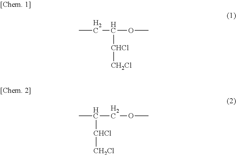 Chlorinated polyether and polyurethane obtained therefrom