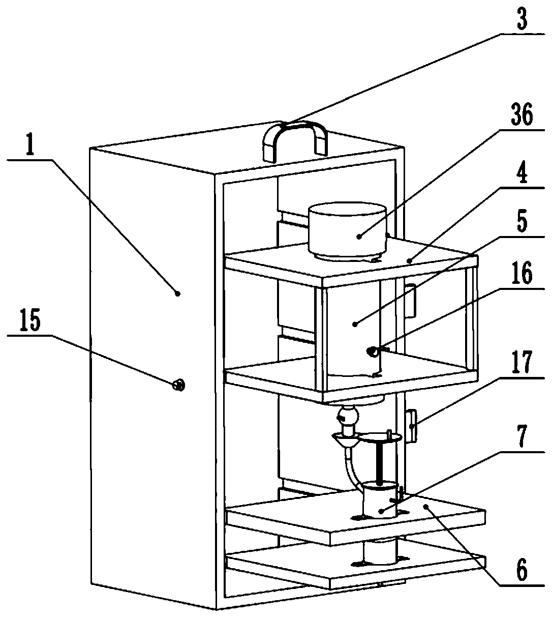 Novel portable liquid food feeding device for nursing in intensive care unit