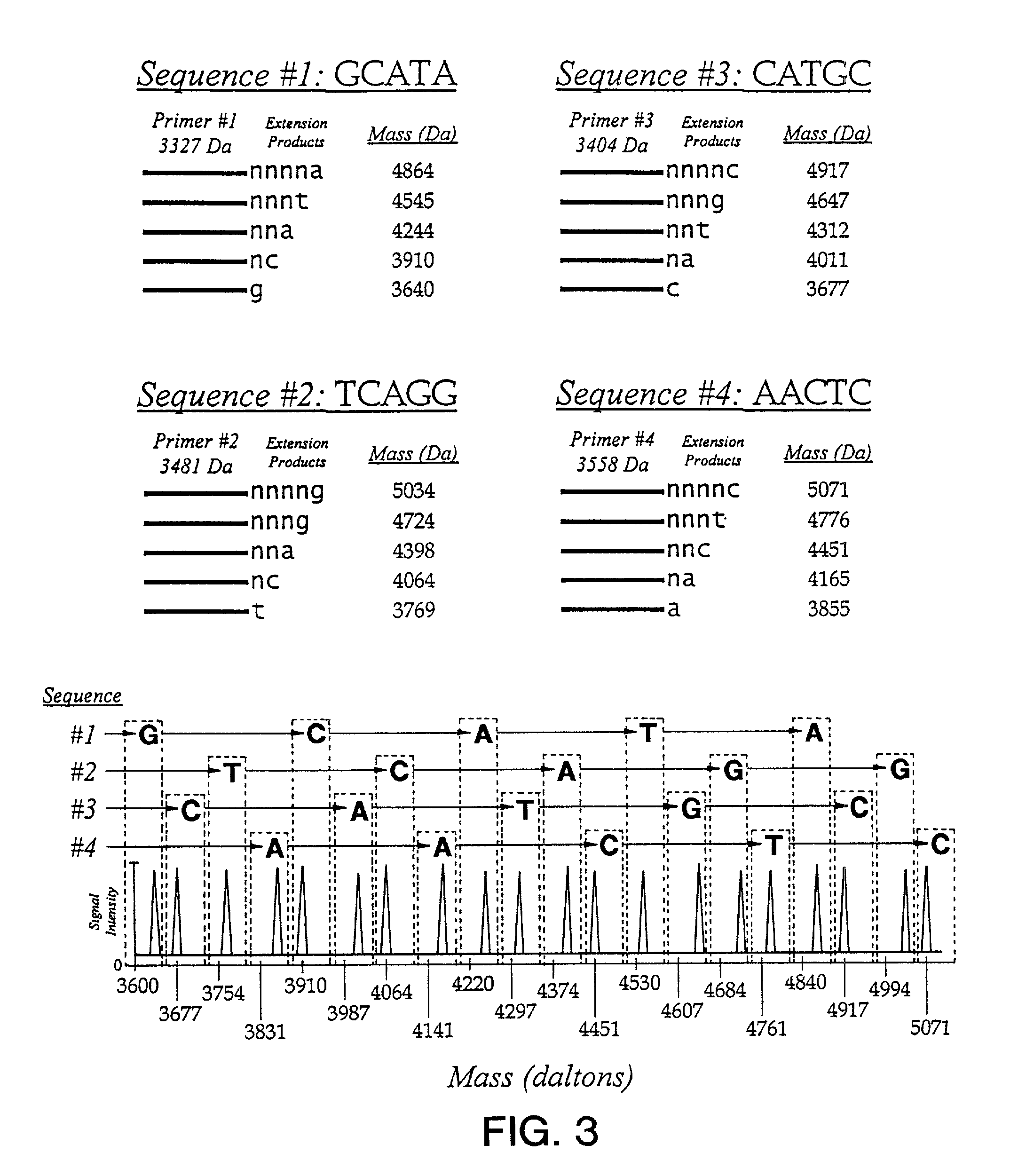 Use of nucleotide analogs in the analysis of oligonucleotide mixtures and in highly multiplexed nucleic acid sequencing