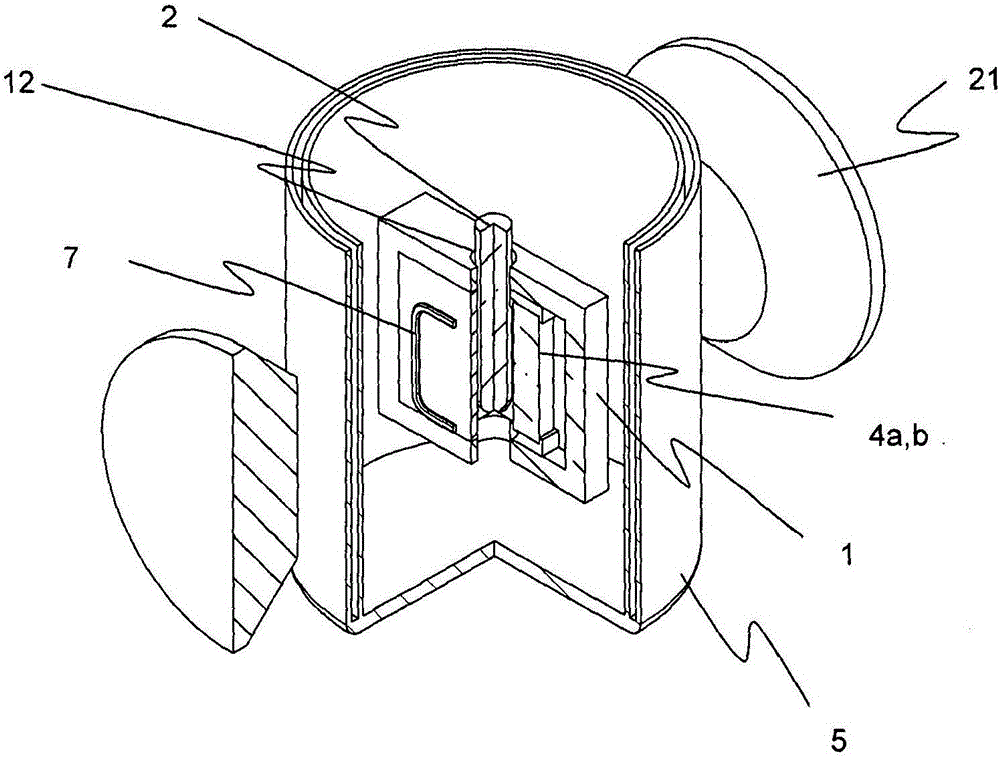 EPR microwave cavity for small magnet airgaps