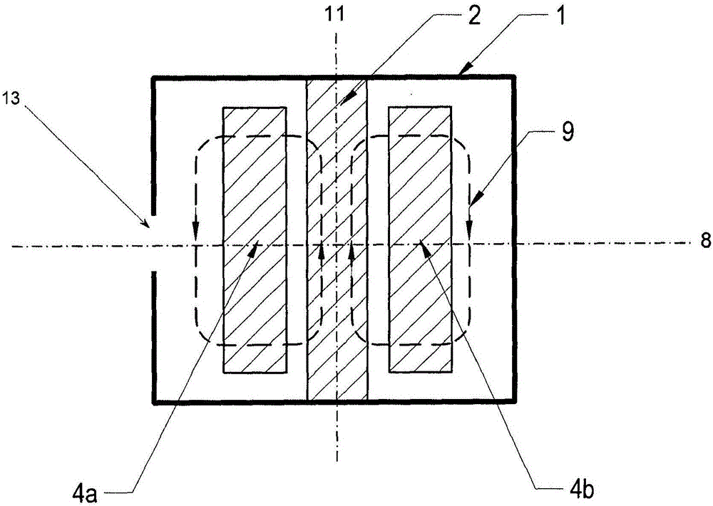 EPR microwave cavity for small magnet airgaps