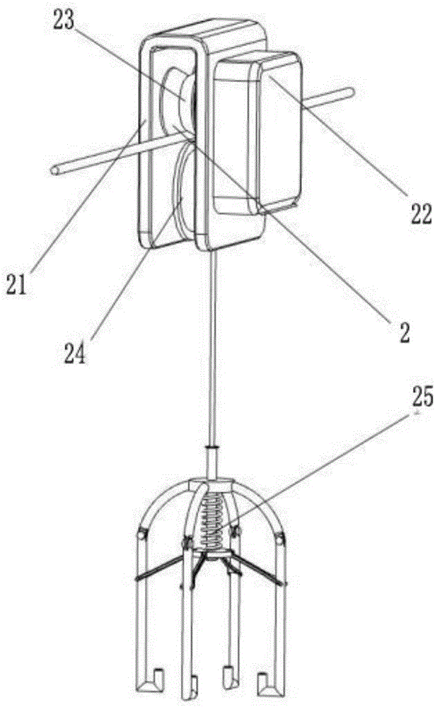 Full-automatic catering aerial conveying system