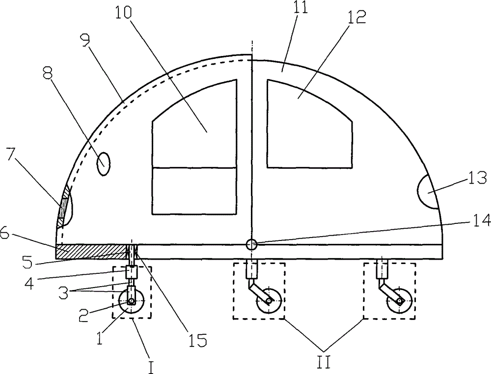 Free-rotating electric vehicle