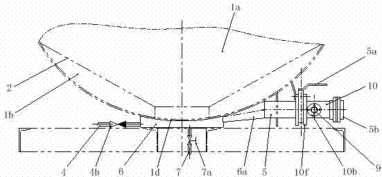 Unloading system of horizontal pneumatic powder transport vehicle