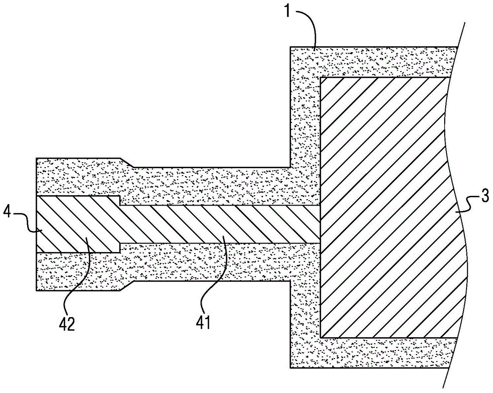 Mold for measuring temperature in casting process and production method of mold