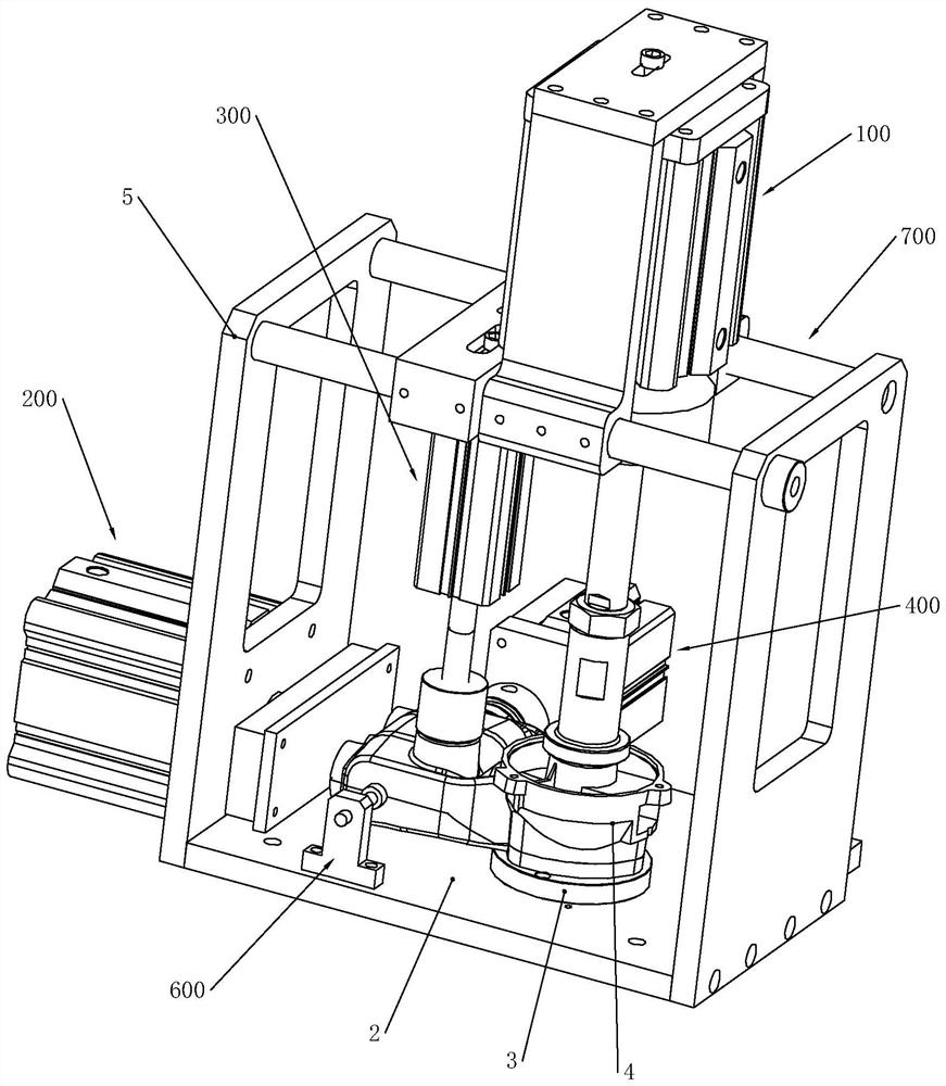 Leak detection device for pump body and leak detection equipment