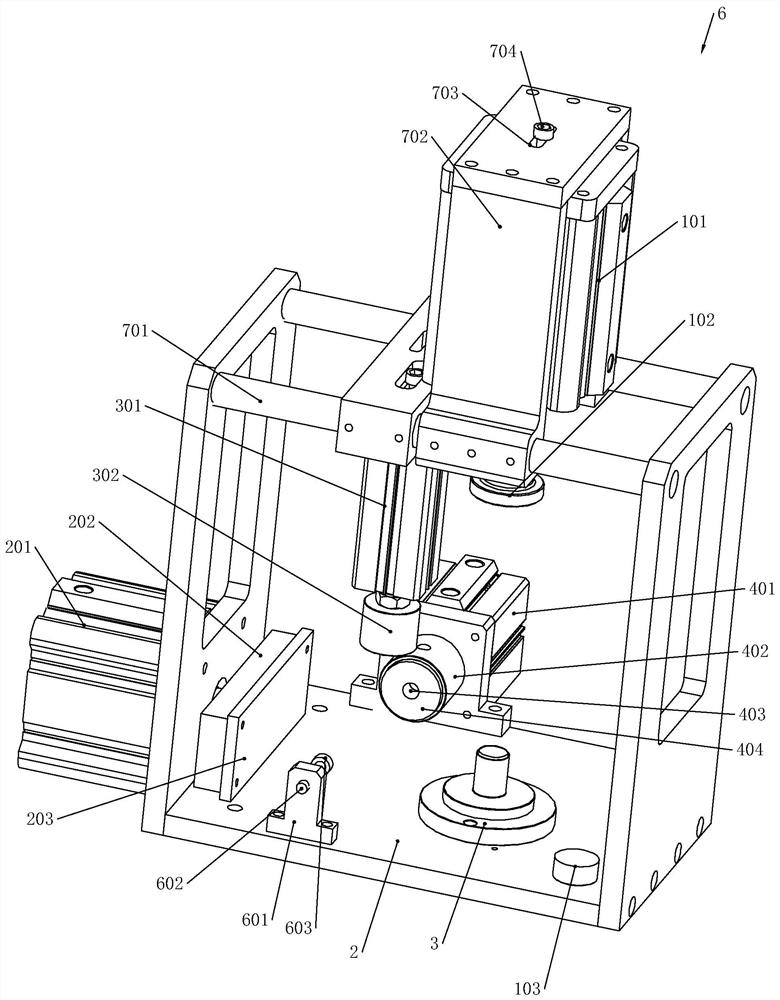 Leak detection device for pump body and leak detection equipment