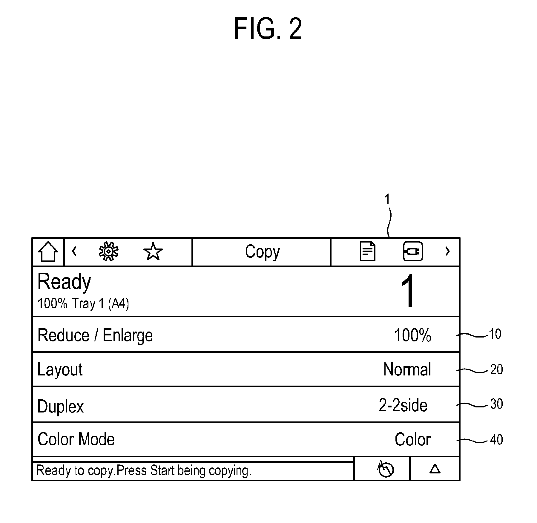 Image forming apparatus and menu select and display method thereof