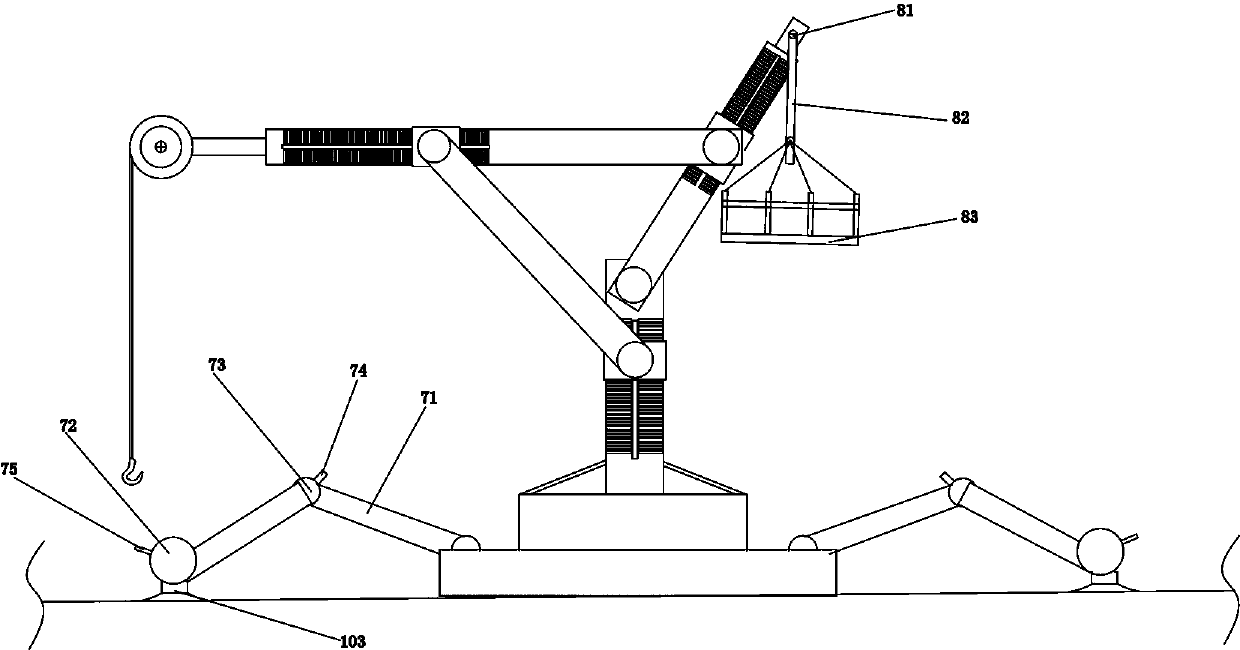 a mobile crane