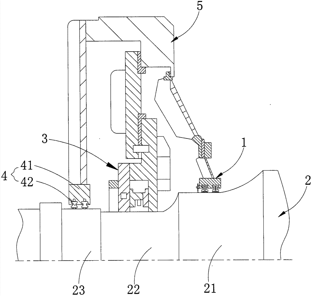 Sealing components and sealing systems of nuclear power plant generators