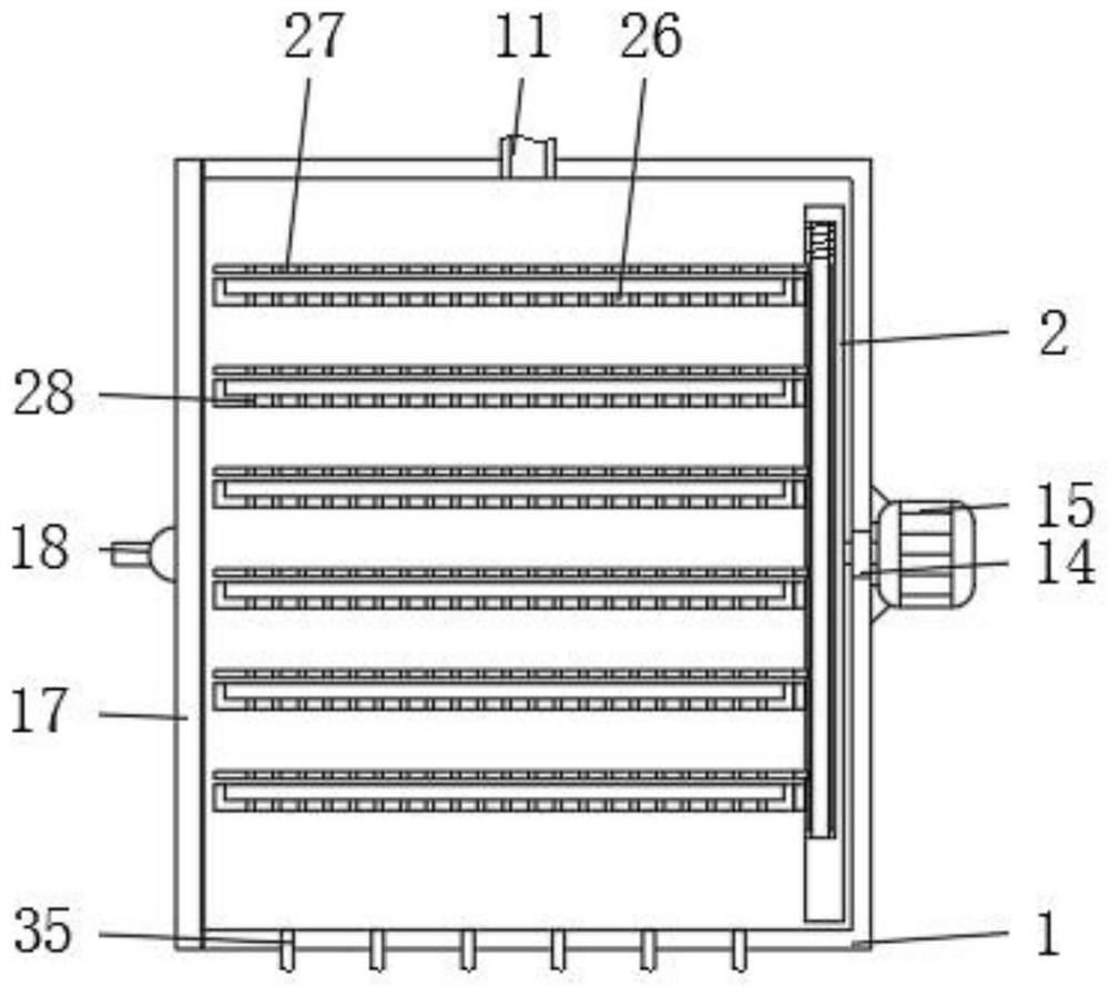 Stropharia rugoso-annulata product dewatering and drying device and drying method with moisture detection function