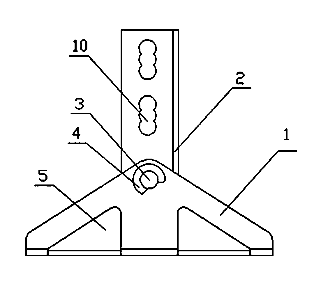 Ground solar photovoltaic support