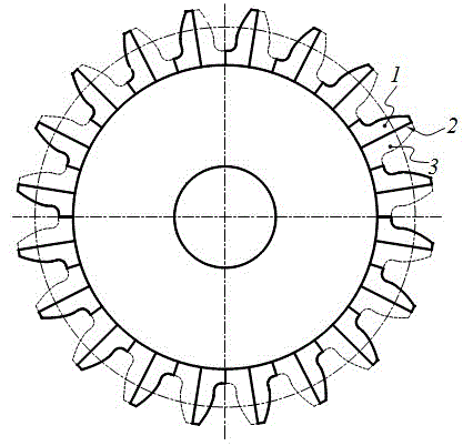 Prototype gear and measurement method thereof