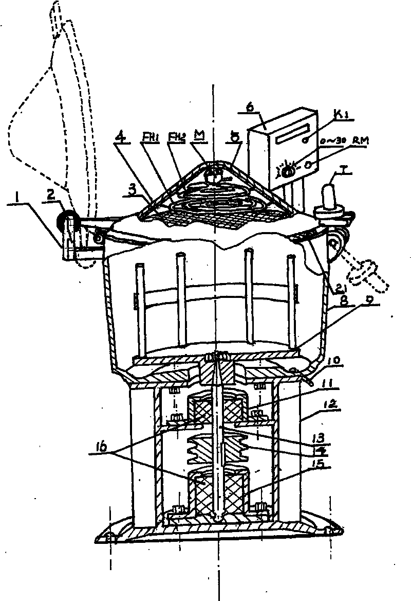 Energy-saving durable dewatering and drying centrifuge