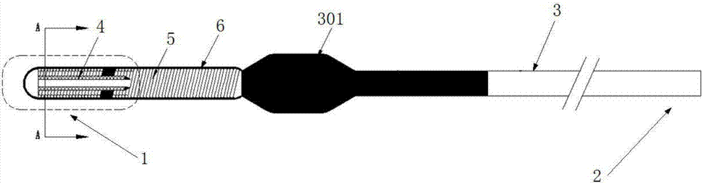 Pre-dilating guide wire and preparation method thereof