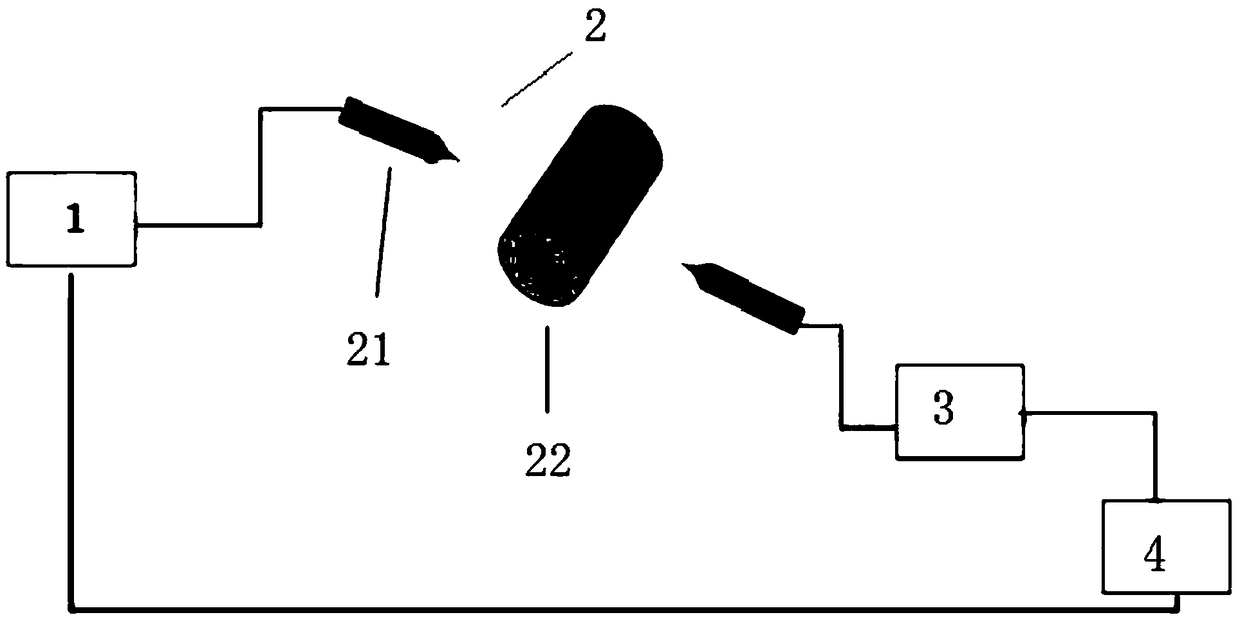 Lymphocyte bio-optical sensor based on photo-fluidic capillary micro-cavity and sensing method thereof