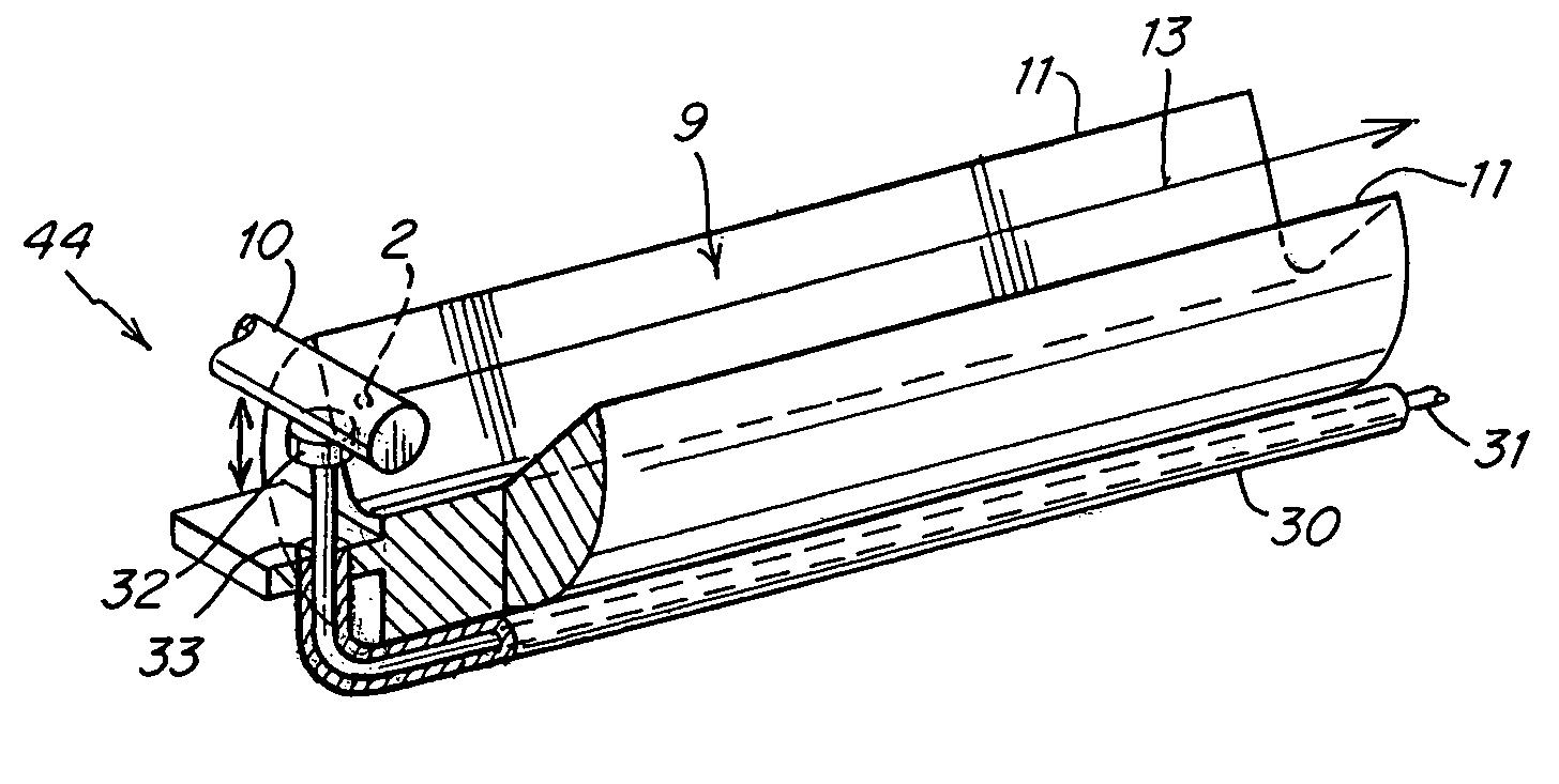 Liquid jet surgical instruments incorporating channel openings aligned along the jet beam