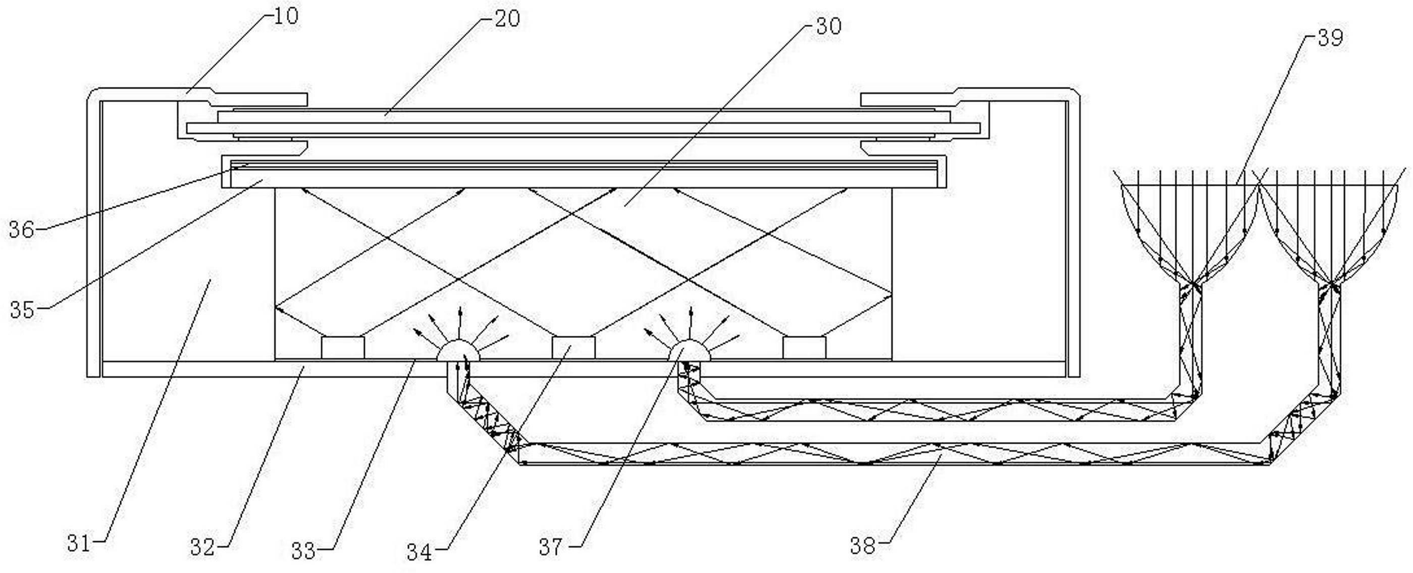 Backlight module utilizing ambient light and liquid crystal display device comprising same