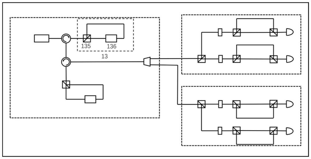 Quantum digital signature system and method based on polarization coding