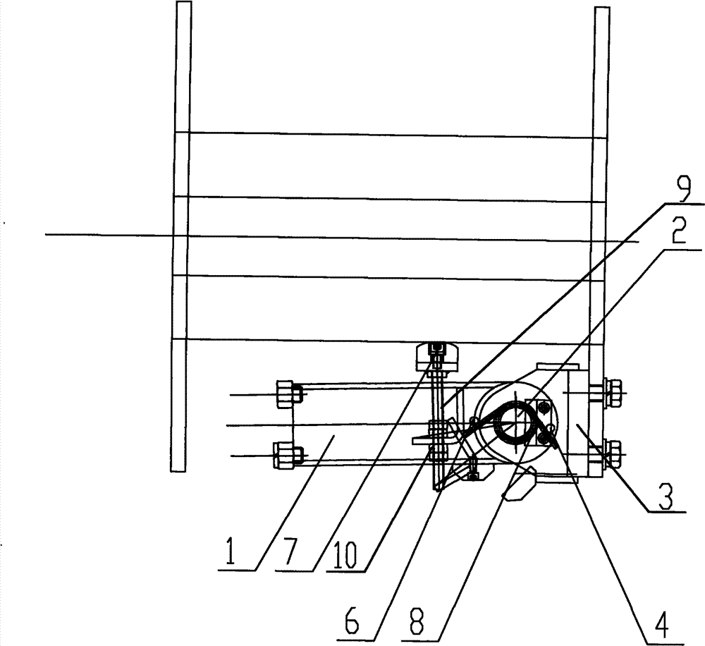 Friction driving device of torsional spring resetting type