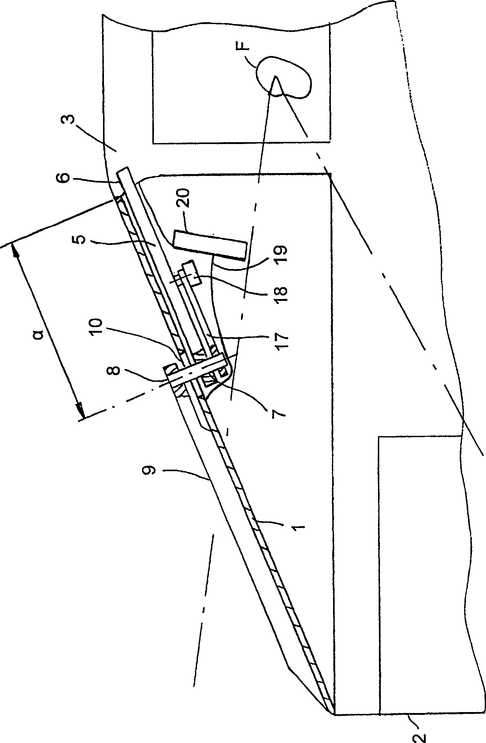 Supporting device for window glass cleaner