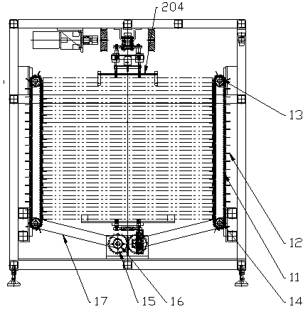 Automatic printing machine drying mode and conveying manner