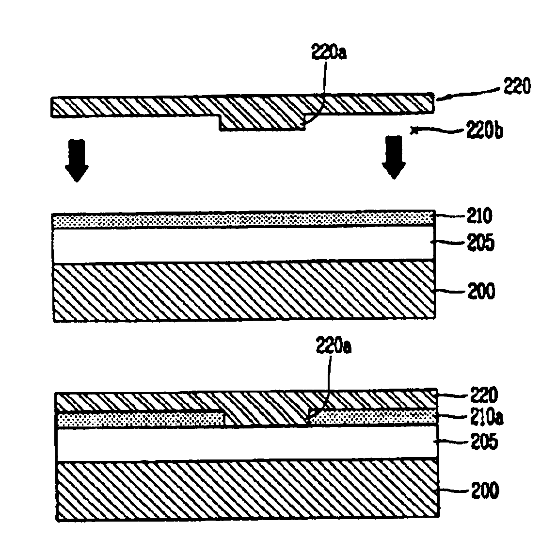 Method for forming pattern using printing process