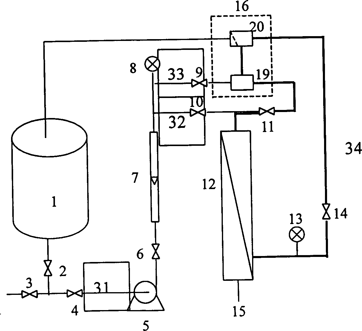 System of using soft spberical particles to proceed membrane cleaning and its cleaning method