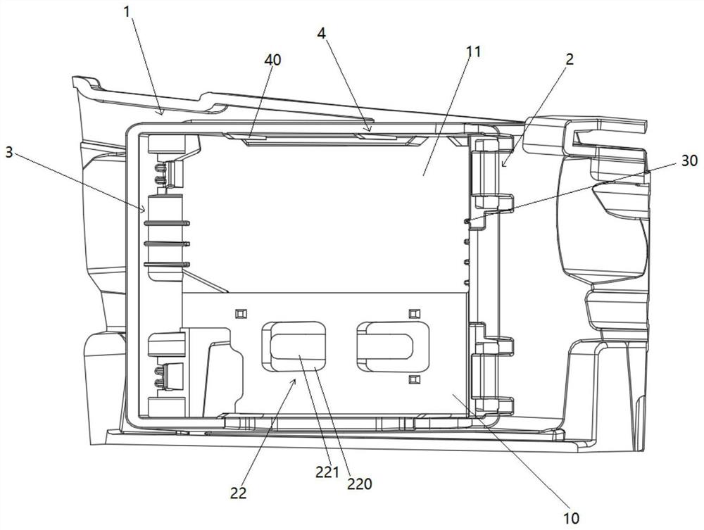 Angle radar fixing support and fixing method